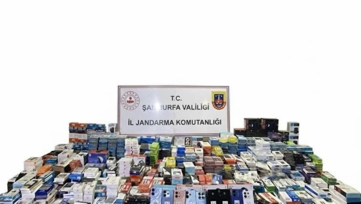 Birecik’te Kaçak Elektronik Operasyonu
