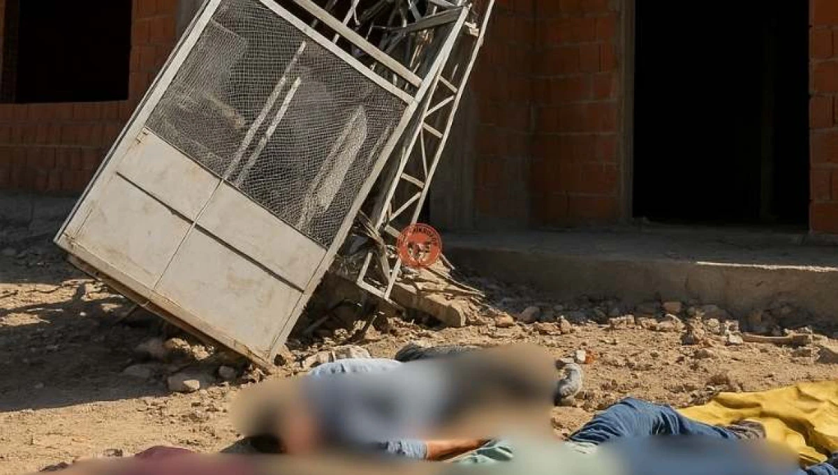 Bozova’da İnşaat Asansörü Düştü: 4 Yaralı
