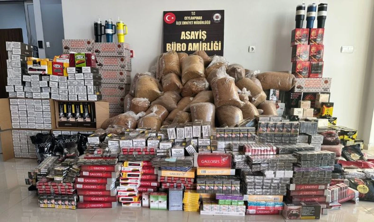 Ceylanpınar’da Kaçakçılık Operasyonu: Çok Sayıda Malzeme Ele Geçirildi