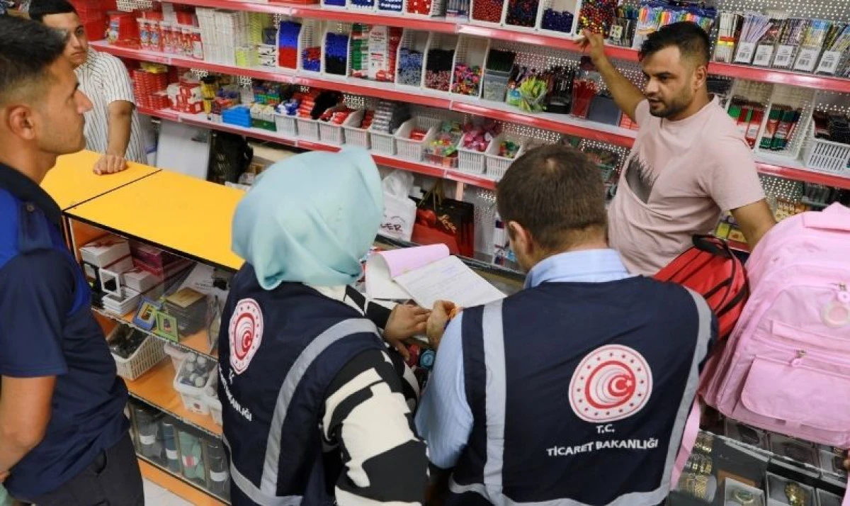 Şanlıurfa’da Kırtasiye Ürünlerine Sıkı Denetim: 71 İşletmeye Ceza