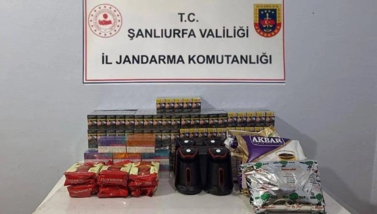 Viranşehir’de Kaçak Sigara ve Çay Operasyonu